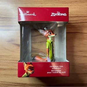 FINAL PRICE - RARE Hallmark Disney Zootopia Nick Wilde Christmas Tree Ornament